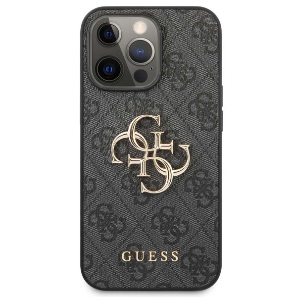 Guess 4G Metal Logo Back Cover Apple iPhone 13 Pro Max - Grau