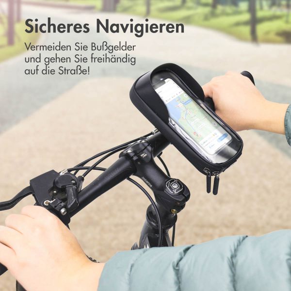 imoshion Fahrradhalter Spritzwassergeschützt - mit Sonnenblende - Schwarz