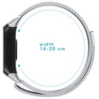 imoshion Milanese Watch Armband für Samsung Galaxy Fit - Silber