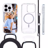 Gestalte deine eigene MagSafe Hülle mit abnehmbarem Band Apple iPhone 16 Pro - Transparent