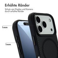 imoshion Rugged Hybrid Carbon Case mit MagSafe Apple iPhone 17 Pro - Schwarz