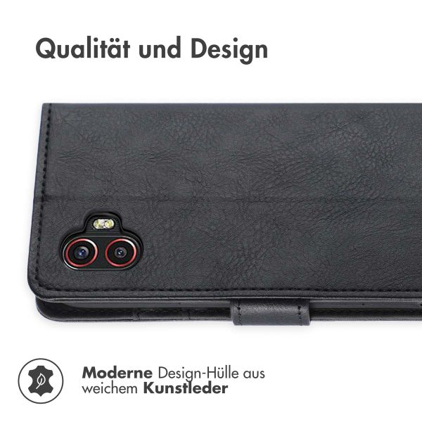 imoshion Luxuriöse Klapphülle für das Samsung Galaxy Xcover 6 Pro - Schwarz