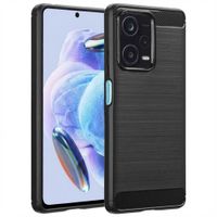 imoshion Brushed Back Cover Xiaomi Redmi Note 12 Pro Plus - Schwarz