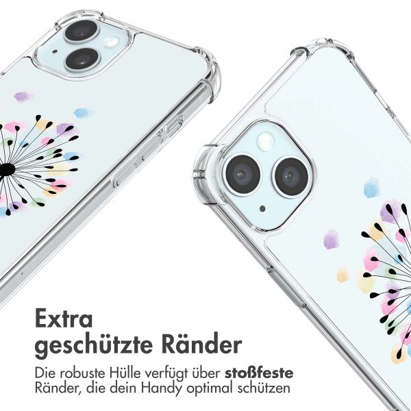 imoshion Design Hülle mit Band Apple iPhone 15 - Sandstone Dandelion