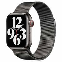 Apple Mailänder Fitness-Armband für das  Apple Watch Series 1 t/m 9 / SE (38/40/41 mm) | Series 10 / 11 (42 mm) - Graphite