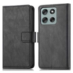 imoshion Luxuriöse Klapphülle Motorola Moto G86 Power - Schwarz