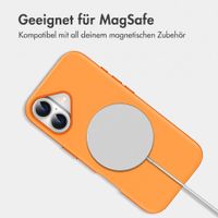 imoshion Color Backcover mit Thin MagSafe Ring Apple iPhone 16 - Orange