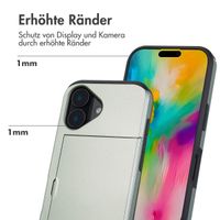 imoshion Backcover mit Kartenfach iPhone 16 - Grün