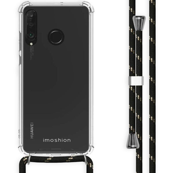 imoshion Backcover mit Band Huawei P30 Lite - Schwarz & Gold