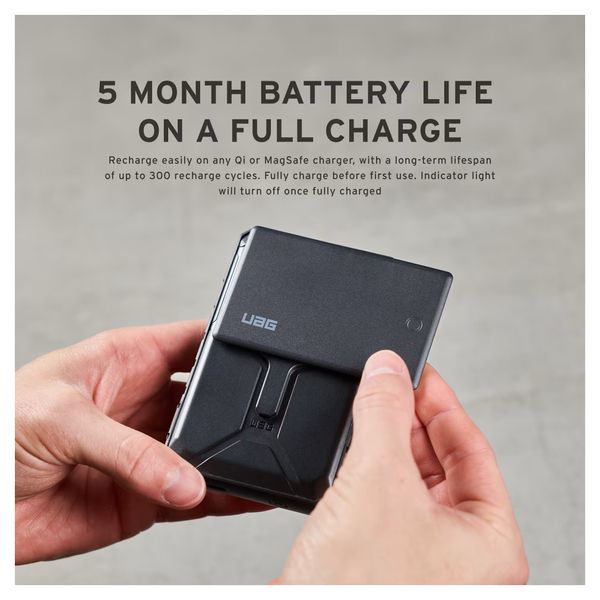 UAG Metropolis Wallet mit Tracker - Geeignet für Apple und Android - Kevlar Black