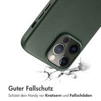 Accezz MagSafe Leather Backcover für das iPhone 14 Pro Max - Cedar Green