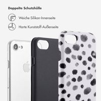 Selencia Vivid Tough Back Cover für das iPhone SE (2022 / 2020) / 8 / 7 / 6(s) - Trendy Leopard