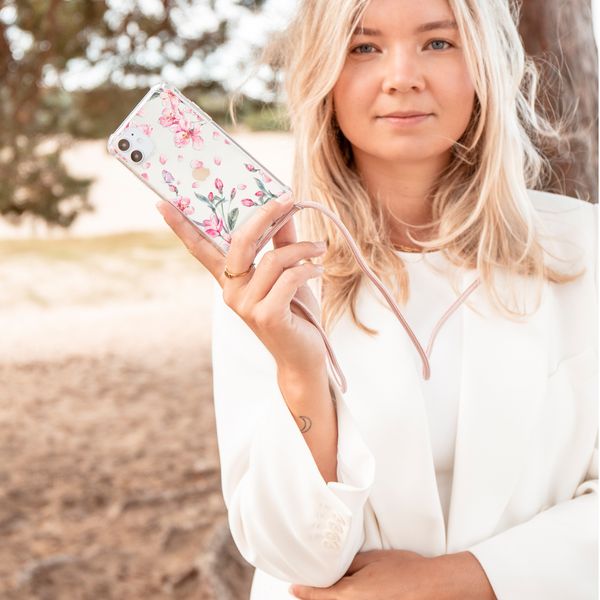 imoshion Design Hülle mit Band für das Samsung Galaxy A50 - Blossom Watercolor