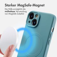 imoshion Color Back Cover mit MagSafe Apple iPhone 14 - Smoke Green
