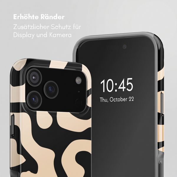 Selencia Vivid Rückabdeckung mit MagSafe Apple iPhone 18 Pro / 17 Pro - Art Wave Black