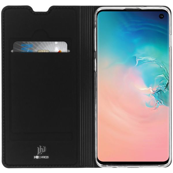 Dux Ducis Slim TPU Klapphülle Schwarz für das Samsung Galaxy S10