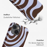 Selencia Vivid Rückabdeckung mit MagSafe Apple iPhone 14 - Dream Swirl Chocolate