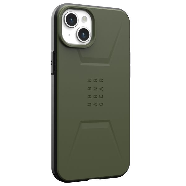 UAG Civilian Backcover MagSafe für das iPhone 15 Plus - Olive Drab