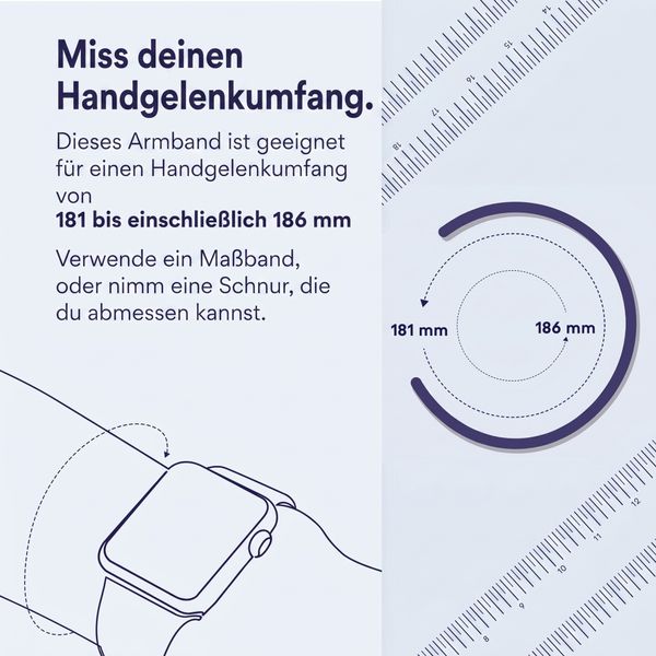 Apple Geflochtenes Solo Loop für  Apple Watch | 44/45/46/49 mm - Größe 9 - Raspberry