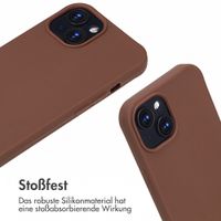 imoshion SilikonHülle mit Band Apple iPhone 14 / 13 - Braun