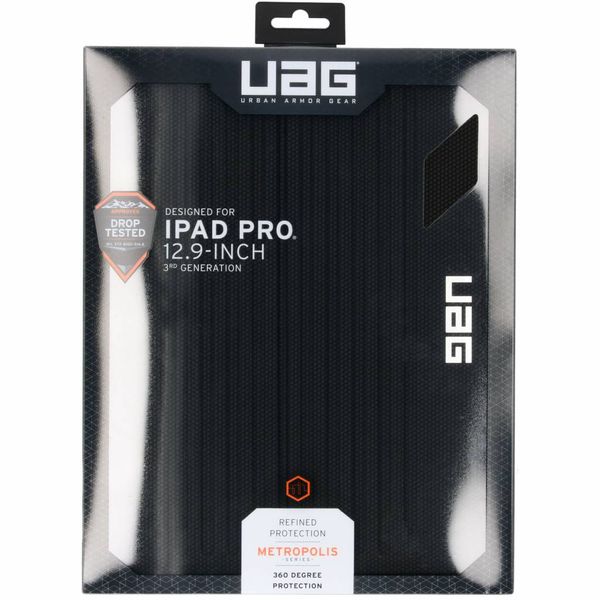 UAG Metropolis Klapphülle Apple iPad Pro 12.9 (2018) - Schwarz