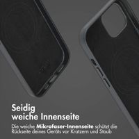 Accezz 2-in-1 Klapphülle aus Leder mit MagSafe für das Apple iPhone 15 - Onyx Black