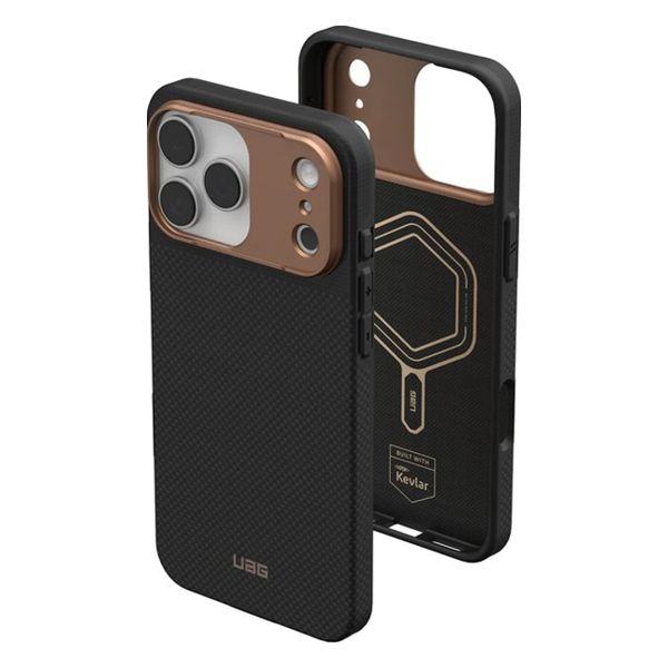 UAG Fibr Armr Kevlar Hülle mit MagSafe Apple iPhone 17 Pro Max - Graphite / Bronze