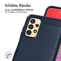 imoshion Brushed Back Cover Samsung Galaxy A13 (4G) - Dunkelblau