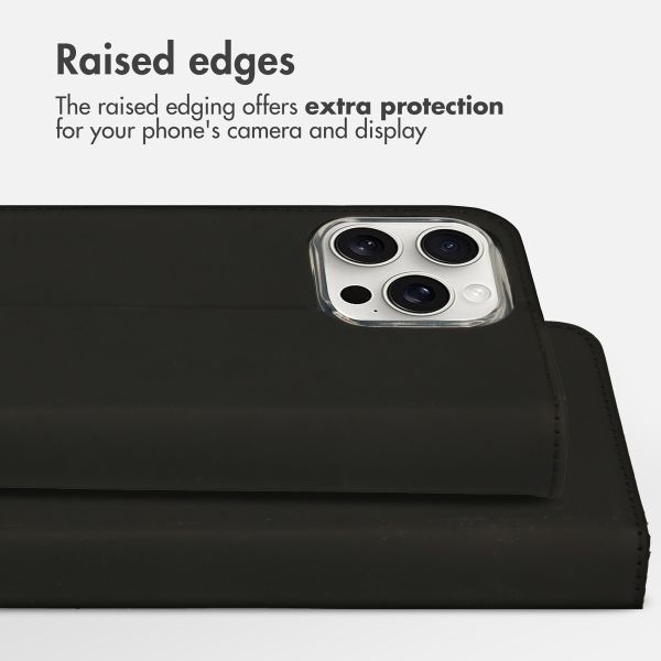 Accezz Wallet TPU Klapphülle Apple iPhone 16 Pro - Schwarz