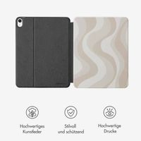 Selencia Vivid Klapphülle Apple iPad Air 11 Zoll (2025) M3 / (2024) M2 / Air 5 (2022) / Air 4 (2020) - Desert Waves Beige