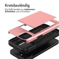 imoshion Backcover mit Kartenfach für das iPhone 15 - Rose Gold