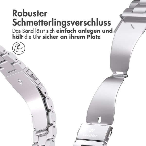 imoshion Edelstahlarmband für das Samsung Galaxy Fit 3 - Silber