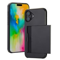 imoshion Backcover mit Kartenfach für das Apple iPhone 16 Plus - Schwarz
