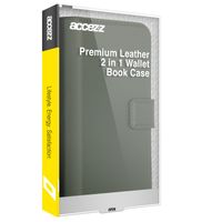 Accezz Premium Leather 2 in 1 Klapphülle für das iPhone 13 Mini - Grün