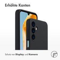 Accezz Liquid Silikoncase für das Samsung Galaxy A16 (5G) - Schwarz