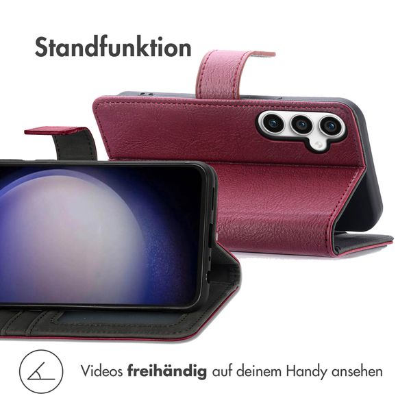imoshion Luxuriöse Klapphülle Samsung Galaxy S23 FE - Bordeaux