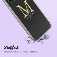 Personalisierte Hülle mit Buchstaben iPhone SE (2022 / 2020) / 8 / 7 - Transparent