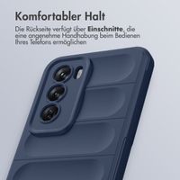 imoshion EasyGrip Back Cover für das Oppo Reno 12 - Dunkelblau