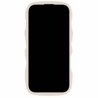 Holdit Wavy Case für das iPhone 16 Pro - Light Beige