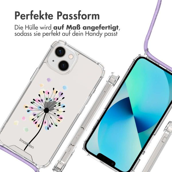 imoshion Design Hülle mit Band für das iPhone 13 - Sandstone Dandelion