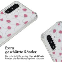 imoshion Design Hülle mit Band Samsung Galaxy A26 - Dusty Rose Connected Hearts