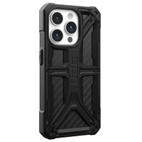 UAG Monarch Backcover für das iPhone 15 Pro - Carbon Fiber