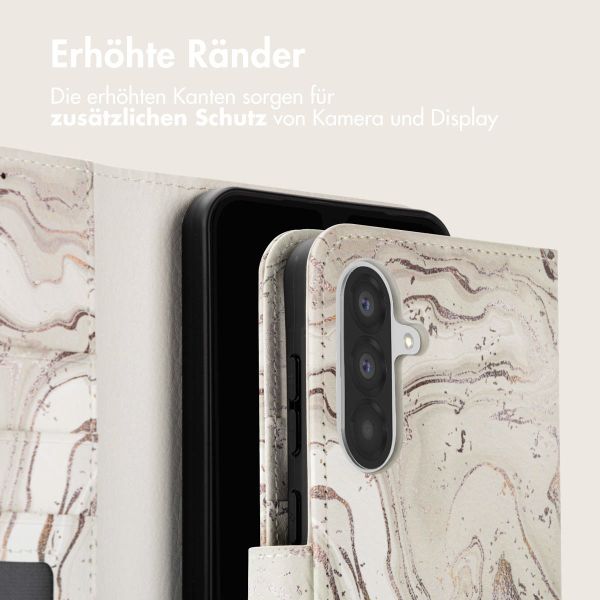 imoshion Design Klapphülle Samsung Galaxy A36 - Sandy Marble
