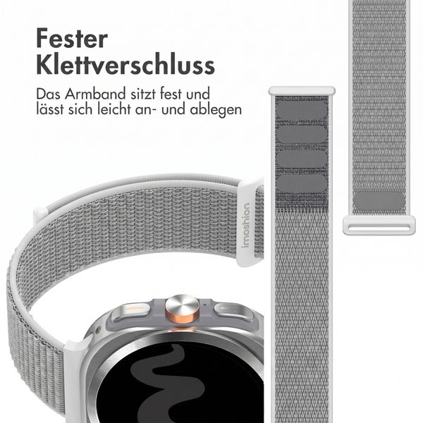 imoshion Nylonarmband für Samsung Galaxy Watch Ultra (2024/2025) - Seashell