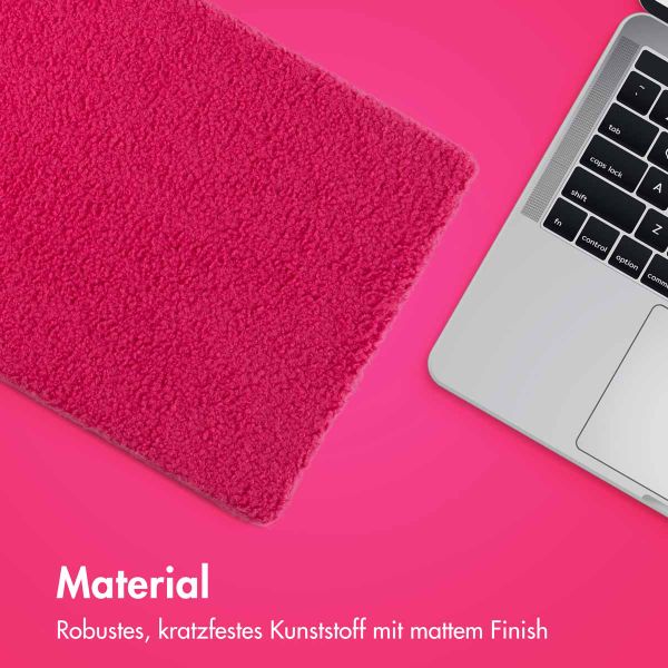 imoshion Teddy Hard Cover für das MacBook Pro 14 Zoll (2021 / 2023 M3 chip / 2024 M4 chip) - A2442 / A2779 / A2918 / A3112 / A3185 / A3401 - Hot Pink