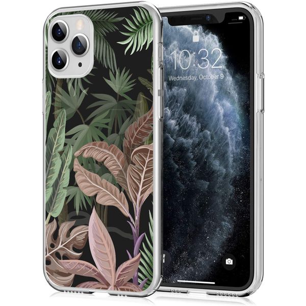 imoshion Design Hülle iPhone 11 Pro - Dschungel - Grün / Rosa