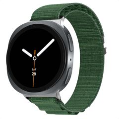 imoshion Nylon Alpine Armband für das  Samsung Galaxy Watch 8 (40/44mm) / Classic (46mm) - Dunkelgrün