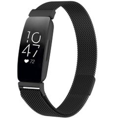 imoshion Mailändische Magnetarmband für das Fitbit Inspire - Größe S - Schwarz