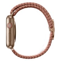 Uniq Aspen Geflochtenes Armband für das  Apple Watch Series 1 t/m 11 / SE / Ultra (44/45/46/49 mm) - Grapefruit Pink