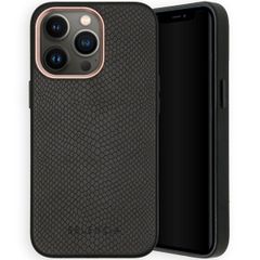 Selencia Gaia Backcover in Schlangenoptik Apple iPhone 13 Pro - Schwarz
